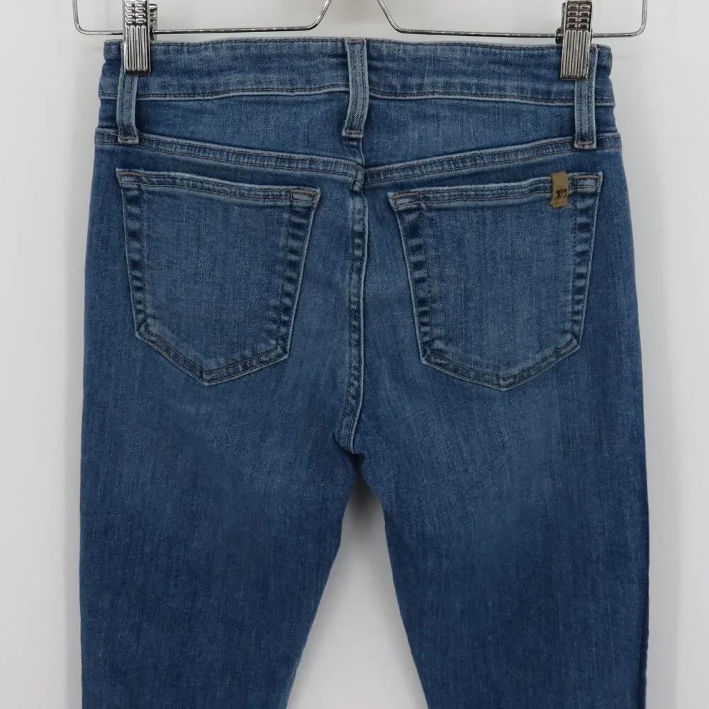 Joes Jeans Women 25 Skinny Ankle Mansfield Stripe Blue Denim Jeans Cotton Blend - Picture 5 of 10